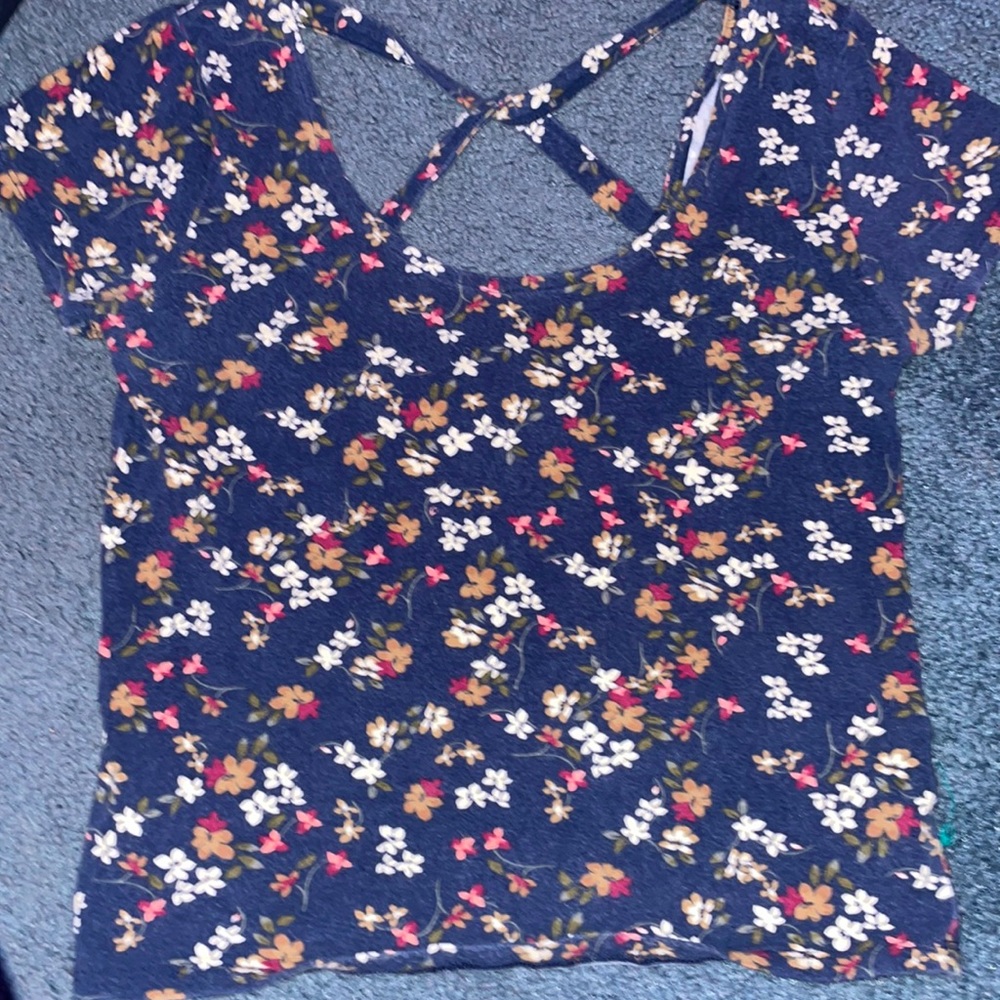 Floral crop top